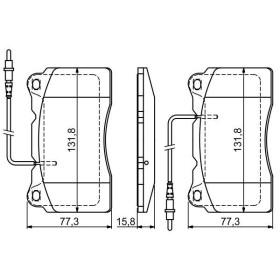 BOSCH Sada brzdových platničiek   0 986 424 738_thumb5