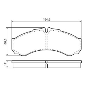 BOSCH Sada brzdových platničiek   0 986 424 833_thumb5