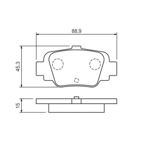 BOSCH Sada brzdových platničiek   0 986 424 800_thumb5