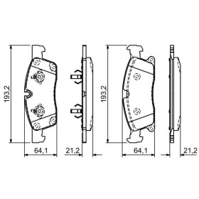 BOSCH Sada brzdových platničiek   0 986 494 672_thumb7