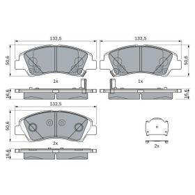 BOSCH Sada brzdových platničiek, kotúč. brzda   0 986 494 760_thumb7