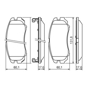 BOSCH Sada brzdových platničiek   0 986 424 815_thumb5