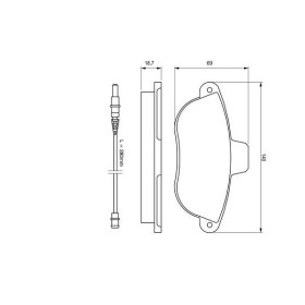 BOSCH Sada brzdových platničiek   0 986 424 415_thumb7