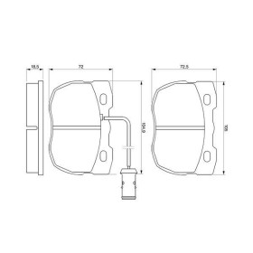 BOSCH Sada brzdových platničiek   0 986 424 287_thumb5