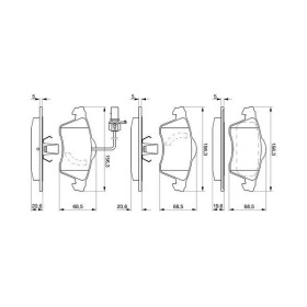 BOSCH Sada brzdových platničiek   0 986 424 537_thumb7