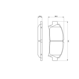 BOSCH Sada brzdových platničiek   0 986 424 799_thumb5