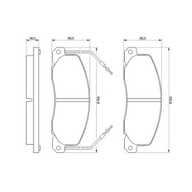 BOSCH Sada brzdových platničiek   0 986 460 946_thumb7