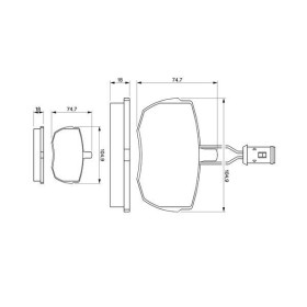 BOSCH Sada brzdových platničiek   0 986 424 044_thumb7