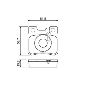 BOSCH Sada brzdových platničiek   0 986 490 260_thumb5