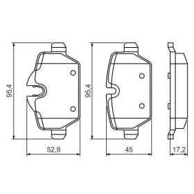 BOSCH Sada brzdových platničiek   0 986 494 461_thumb7