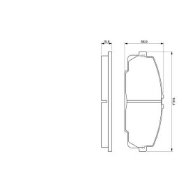 BOSCH Sada brzdových platničiek   0 986 424 319_thumb7