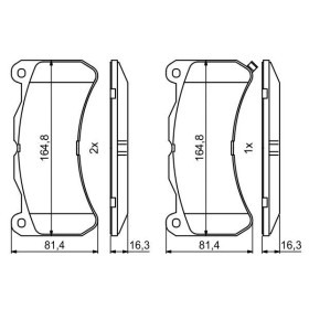 BOSCH Sada brzdových platničiek   0 986 494 871_thumb7