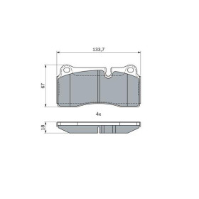 BOSCH Sada brzdových platničiek   0 986 494 957_thumb7