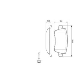 BOSCH Sada brzdových platničiek   0 986 494 125_thumb5