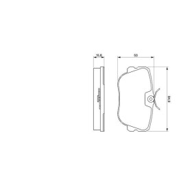 BOSCH Sada brzdových platničiek   0 986 460 988_thumb5