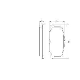 BOSCH Sada brzdových platničiek   0 986 493 720_thumb5