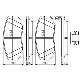 BOSCH Sada brzdových platničiek   0 986 494 632_thumb7