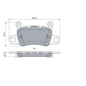 BOSCH Sada brzdových platničiek, kotúč. brzda   0 986 494 794_thumb7