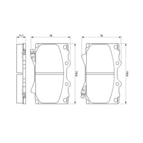 BOSCH Sada brzdových platničiek   0 986 424 640_thumb5