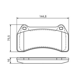 BOSCH Sada brzdových platničiek   0 986 494 448_thumb5