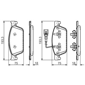 BOSCH Sada brzdových platničiek   0 986 494 553_thumb7