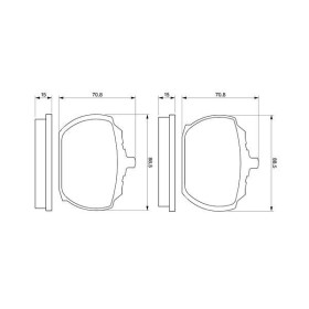 BOSCH Sada brzdových platničiek   0 986 463 641_thumb5