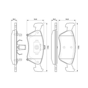 BOSCH Sada brzdových platničiek   0 986 424 560_thumb7