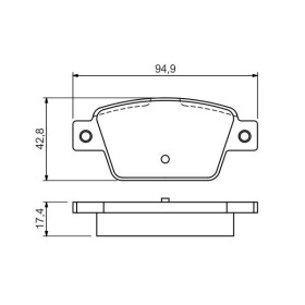 BOSCH Sada brzdových platničiek   0 986 494 536_thumb7