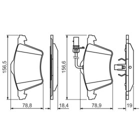 BOSCH Sada brzdových platničiek   0 986 494 415_thumb7