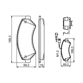 BOSCH Sada brzdových platničiek   0 986 494 580_thumb5