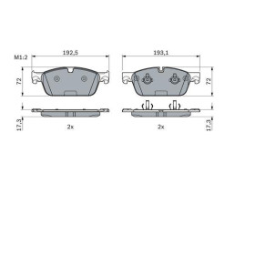 BOSCH Sada brzdových platničiek, kotúč. brzda   0 986 494 962_thumb7