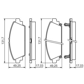 BOSCH Sada brzdových platničiek   0 986 494 414_thumb5