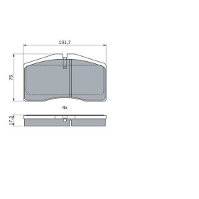 BOSCH Sada brzdových platničiek, kotúč. brzda   0 986 494 950_thumb7