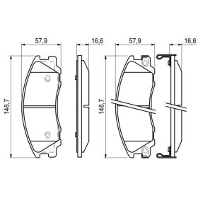 BOSCH Sada brzdových platničiek   0 986 494 138_thumb5