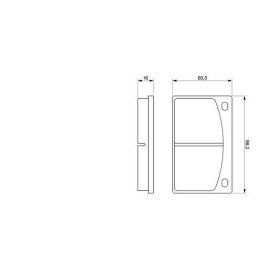 BOSCH Sada brzdových platničiek   0 986 462 001_thumb5