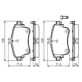 BOSCH Sada brzdových platničiek   0 986 494 663_thumb7