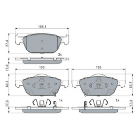 BOSCH Sada brzdových platničiek   0 986 494 785_thumb7