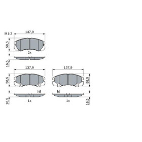 BOSCH Sada brzdových platničiek   0 986 424 760_thumb5