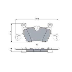 BOSCH Sada brzdových platničiek   0 986 424 971_thumb5