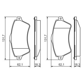 BOSCH Sada brzdových platničiek   0 986 424 721_thumb7