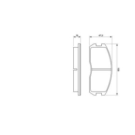 BOSCH Sada brzdových platničiek   0 986 491 260_thumb5