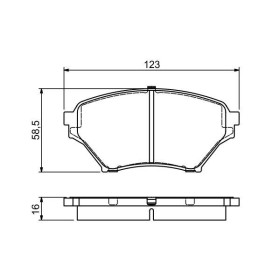 BOSCH Sada brzdových platničiek   0 986 494 225_thumb5