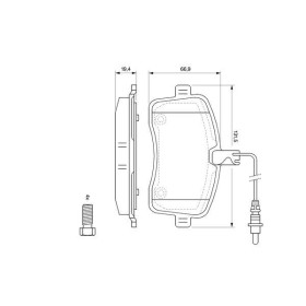 BOSCH Sada brzdových platničiek   0 986 494 097_thumb5