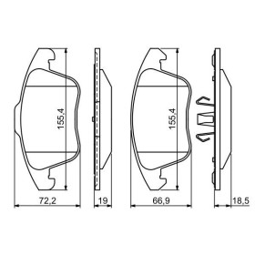 BOSCH Sada brzdových platničiek   0 986 494 324_thumb7