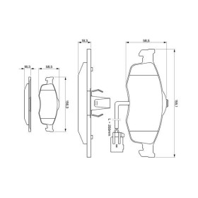 BOSCH Sada brzdových platničiek   0 986 424 359_thumb5