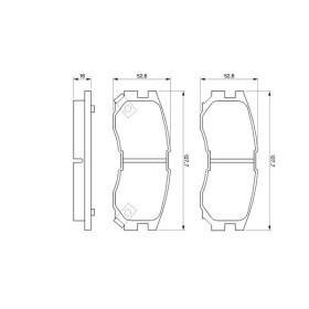 BOSCH Sada brzdových platničiek   0 986 460 979_thumb5