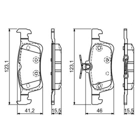 BOSCH Sada brzdových platničiek   0 986 494 715_thumb7