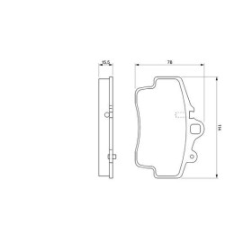 BOSCH Sada brzdových platničiek   0 986 424 570_thumb7