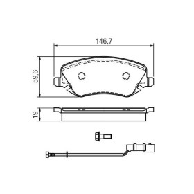 BOSCH Sada brzdových platničiek   0 986 424 679_thumb5