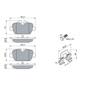 BOSCH Sada brzdových platničiek   0 986 494 269_thumb7